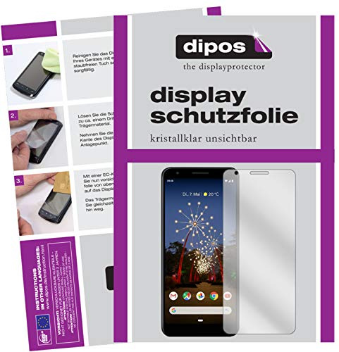 dipos 2x Displayschutzfolie klar für Google Pixel 3a XL