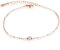 Kim Johanson Edelstahl Damen Fußkettchen *22 Styles* in Roségold mit einem starken Karabinerverschluss inkl. Schmuckbeutel (Love)