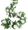 LESING Rosengirlanden künstliche Rosenranken, 4 Stück, künstliche Seidenblumen-Girlanden mit grünen Pflanzen, Hochzeit, hängende Blumenranken, Girlanden für Zuhause, Büro, Bogen, Gartendekoration