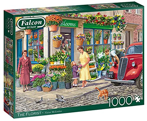 Jumbo, Falcon de luxe - The Florist, Jigsaw Puzzles for Adults, 1000 piece