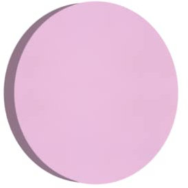 Addictive Sound Schalldämmung Wand Circle Größe 30 cm Dicke 7cm - Akustikpaneele Wand - Nun Schallschutz Schaumstoffplatte - Schallabsorber Bild - Akustikschaumstoff Glatt - Pink