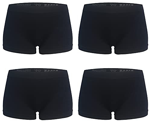 Libella Femme Shorty Culotte pour Dames Lot de 4 Boxers Hipsters 3908 BL L/XL