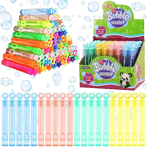 48 Stück Seifenblasen Kinder, Seifenblasen Nachfüllflasche, Seifenblasen Stäbe Hochzeit, Wedding Bubbles Spielzeug, Kindergeburtstag Bubble für Hochzeit Geburtstag Garten Outdoor Party (Rosengriff)