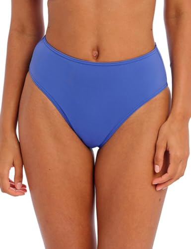 7236 Freya Jewel Cove High Waist Bikini Brief - 7236 Plain Azure