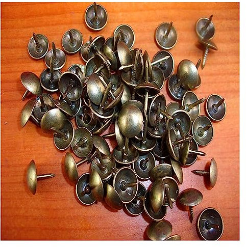 PRIMUZ Muebles de 9 * 9MM, Clavos Antiguos Brillantes, Clavos Decorativos de Madera, vesículas Especiales, Clavos, chincheta pequeña, Venta al por Mayor