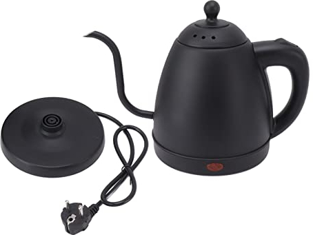 Delaman Bollitore Elettrico a collo di Cigno, 1.2L Acciaio Inossidabile 304 Alta Sicurezza Versare Sopra Caffettiera Spina Europea 220V