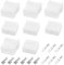 EMSea 4 Set Prise de Connexion Câble Automobile à 6 Broches Connecteur Mâle et Femelle Kit de Prise Borne Pièces de Rechange Câble de Prise de Courant pour Fil de Voiture 1mm² -2.5mm²