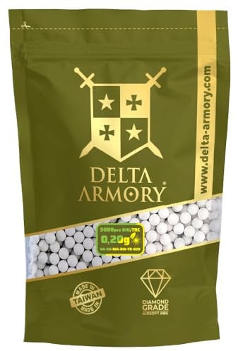 Delta Armory 0,20g Bio Tracer Airsoft BBS Diamond Edition Kaliber 6mm – Leuchtspur 5.000 Stück