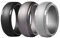 JewelryWe 3pcs Silikon Eheringe für Männer: 8mm Herren Gummi Hochzeit Bands Gummibänder Sport Ringe Flexible Silikonringe Verlobungsringe Geschenke Schwarz/Grau/Silber Größe 71