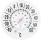 High Accuracy Window Thermometer Temperature Indoor/Outdoor Waterproof Dial Round Temp Monitor Suction Type for Home Outdoor Window Thermometer Suction Window Thermometer for Outside Temperature