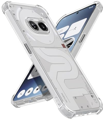 SineOrdo Funda Nothing Phone 2A & Nothing Phone 2A Plus Carcasa, Nothing Phone 2A & Nothing Phone 2A Plus Fundas Ultrafina Silicona TPU Gel Cover Suave Móvil Case - Transparente