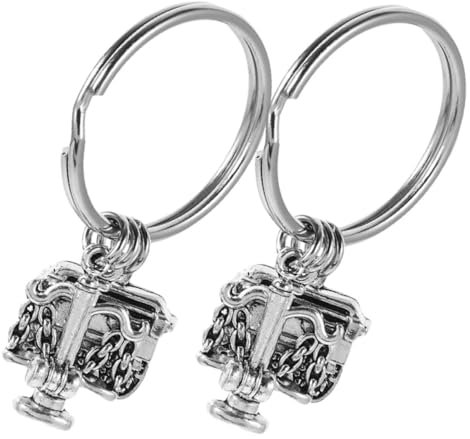 PACKOVE 2pièces Porte-clés Avocat Décoratif Alliage De Zinc Lot De Pendentifs Créatifs Pour Clés Et Sacs