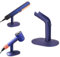 EUGOOCX Desktop Halter für Haarglätter aus Aluminiumlegierung für Dyson Airstrait, Desktop-Halterung kompatibel mit Dyson Supersonic Haartrockner-Styler-Zubehör (blau)