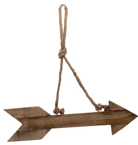 ZauberDeko Holzpfeil Pfeil Wegweiser Hängedeko Treibholz Hochzeit Geburtstag Weihnachten Deko 42cm