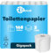 BOVE Toilettenpapier 3-lagig 168 Rollen Gigapackung - 250 Blatt pro Rolle - Extra Weich, Stark & Saugstark - FSC & EU Ecolabel Zertifiziert - Preis-Leistungs-Knaller