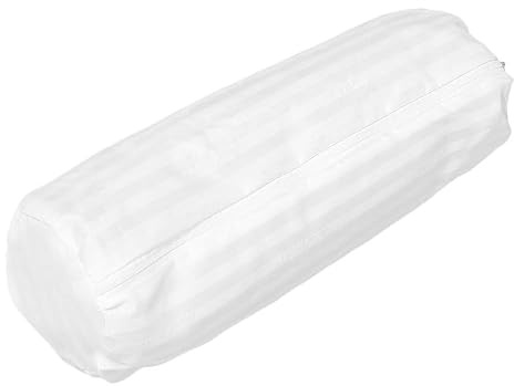 TOPBATHY Runder Zylinderkissenbezug Mit Reißverschluss 20x50cm Dekorativ Sanft Wiederverwendbar Kissenbezug Für Nackenrollen Für Sofa Und Bett