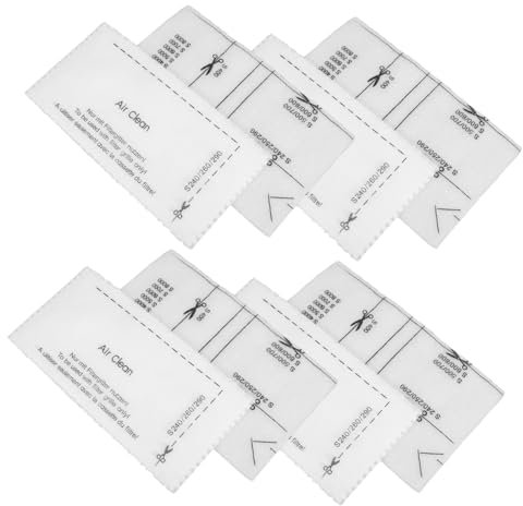 Angoily 16 Stück Staubsaugerfilter Filter für staubsaugerzubehör Filter für Verschiedene Staubsaugermodelle Filtersatz Ersatz-Vakuumfilter Staubsaugerteile Vlies Weiß