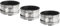 PATIKIL 4 Inch Flexible Pipe Coupling with Clamps, 3 Pcs 304 Stainless Steel No Hub Couplings Pipe Connector with Rubber Liner for PVC and Metal Pipes, Drain System