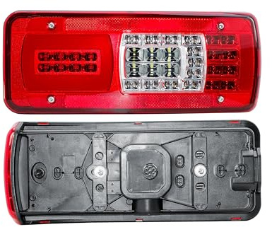 LONGLING Rückleuchte Rechts Heckleuchte Beifahrerseite 12V Voll LED Rücklicht Für 2019-2025 Mercedes Sprinter 907 910 LKW Anhänger Pritsche