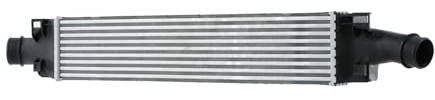 HELLA 8ML 366 340-871 Ladeluftkühler - Kühlrippen gelötet - Aluminium/Kunststoff