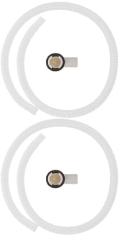 Kit 2 Mangueras de Drenaje para Aire Acondicionado Portátil con Codo | Tubo de Evacuación y Conector de Desagüe para Sistemas de Drenaje, Compatibilidad, PVC y ABS, 2 Juegos