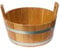 Blumenberg Saunawanne / Fußwanne Lärche, innen und außen Hygieneversiegelung ca. 16l
