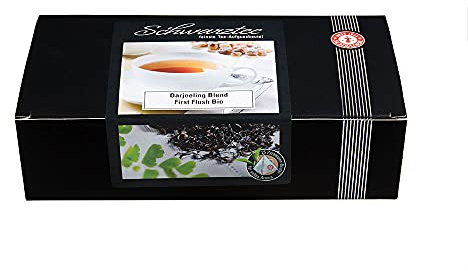 Schrader | Teebeutel Darjeeling Bio | First Flush, 25 Pyramidenbeutel | 50g