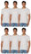 Hanes Essentials Men's T-Shirt Pack, Men's Short Sleeve Tees, Crewneck Cotton T-Shirts for Men, Value Pack, White - 6 Pack, XL
