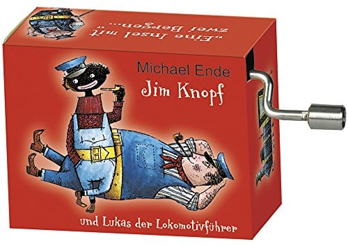Fridolin 58358 Spieluhr Jim Knopf - Lummerlandlied, rot