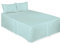 ARLINENS Luxury Plain Dyed Poly Cotton Platform Base Valance Sheet in Following Colours and Sizes (Double, Duck EGG)