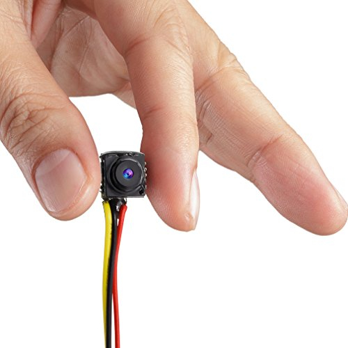 GEREE 800TVL NTSC/PAL Mini CCTV Moniteur Vidéo l'audio Trou d'épingle Caméra Caché Espion Micro Caméra pour Sécurité Surveillance