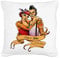 ilka parey wandtattoo-welt® Kissen Rockabilly Pärchen mit Wunschnamen und Datum inklusive Füllung ks06
