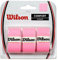 Wilson - Set di 3 impugnature per racchetta da tennis, mod. Pro Overgrip, rosa