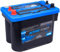 intAct AGM Versorgungsbatterie 12V 50Ah - speziell für Camping, Wohnmobil und Boote - auslaufsichere und wartungsfreie AGM-Batterie - Maße (LxBxH): 260x173x206mm, Pluspol links