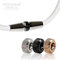 Power Ionics Germaniun Titanium Ion Black Carbon Pendant Necklace Halsband PT056 (White)
