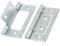 25x Pairs of Silver 50mm/2 Flush Hinges - Kitchen/Cabinet/Cupboard Hinges