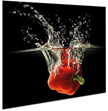 Ceramic Induction Hob Protector Cover 60 cm x 52 cm | Kitchen Wall Splashback | Large Chopping Board | Universal Tempered Glass Panel | Worktop Saver | Food Preparation | Sink Cover | by semUp