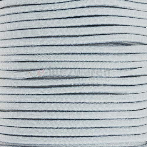 e-kurzwaren 5m Gummikordel 1mm / 2mm / 2,5mm / 3mm / 4mm / 5mm Hutgummi hochwertig Rundgummi Gummischnur elastisch Handwerk 32 Farben