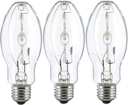 Bluex Bulbs (3 Pack) MH70/U/MED 70W Metal Halide Bulb ED17 Medium Base Clear