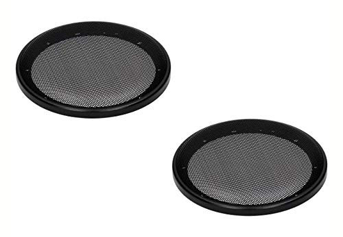 Audioproject A317 – Rejilla para Altavoces DIN de 165 mm, Anillo de plástico con Rejilla metálica, Color Negro