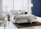 Talamo Italia - Letto matrimoniale Antonia, Letto contenitore con rivestimento in tessuto, 100% Made in Italy, Apertura frontale, adatto per materasso Cm 160x200, Blu