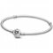 PANDORA Armband Moments Herz-Unendlichkeits-Verschluss Silber 599365C00 18 cm