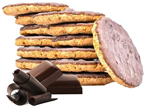 BISCUITS PROTÉINÉS Line@diet | 14x4 biscuits goût ENROBÉ de CHOCOLAT | 26% PROTEIN | Fit Snack 7 ENROBÉ de CHOCOLAT