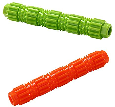 Bontannd 2pcs Pet Dogs Training Chew Toys Pet Toy Strong Bite-resistant Toy Dogs Rubber Molar Toys for Cleaning Teeth New
