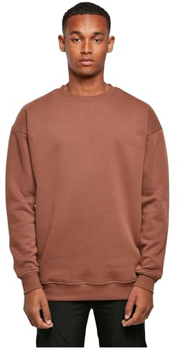 Build Your Brand Herren Sweatshirt Sweat Crewneck, klassischer Pullover für Männer, Basic Sweatshirt