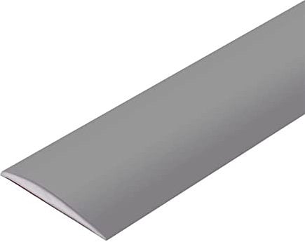 2M Bande de Seuil Barre de Seuil Auto-adhésive PVC Barres de Transition de Seuil Bande de Transition Sol pour Les Espaces Entre les Carreaux, les Sols en Bois, 4cm Gris