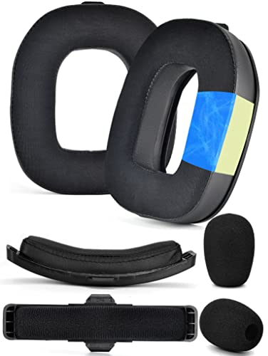 A50 Gen 4 Mod Kit – defean Ersatz-Ohrpolster und Kopfband, kompatibel mit Astro A50 Gen 4 Headset, Ohrpolster, hochdichter, geräuschunterdrückender Schaumstoff, seidig, kühlender Stoff)