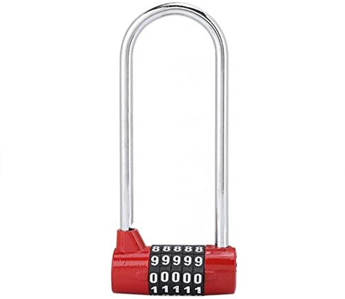 5-Stellige Kombinationsschloss, Lange Vorhängeschloss Sicherheit Padlock Kombinations Zahlenschloss für Schule Gym Locker, Toolbox, Zäune, Fahrrad