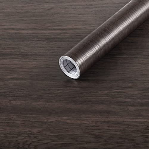 Arthome Walnut Contact Paper,42cmx200cm Walnut Wooden Self Adhesive Wallpaper Waterproof Vinyl,Oil Proof,Walnut Wood Vinyl Paper for Furniture Cover Surface,Countertop,Kitchen,Shelf Liner