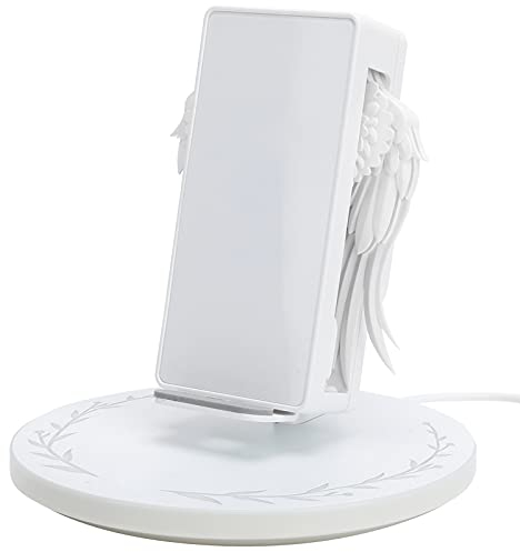 Wireless Charger Wings,Sailor Moon Ladegerät,10 W Kabelloses Ladegerät Im Engelsflügel-Stil,Schnelles Aufladen Für Mobiltelefone,Universell Für Büro Und Zuhause